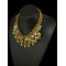N-5035  Punk Style Thick Chain Tribe Fringe Necklace Insight Guides Coin Crystal Geometry