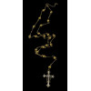 N-5041 Baroque Style Long Metal Balls Chain Hollow Out Rhinestone Cross Pendant Necklace Insight Guides