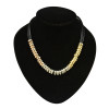 N-5049  CCB Beads multilayer Leather Chain Choker Necklace Adjustable