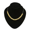 N-5049  CCB Beads multilayer Leather Chain Choker Necklace Adjustable
