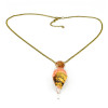 N-5052 European Style Glass Bottle Felix Felicis Magic Lucky bottle Crystal Pendant Necklace