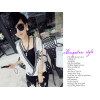 N-5073  European style Black Chain Star Rhinestone Hat Boy baseball whistle Charms Necklace