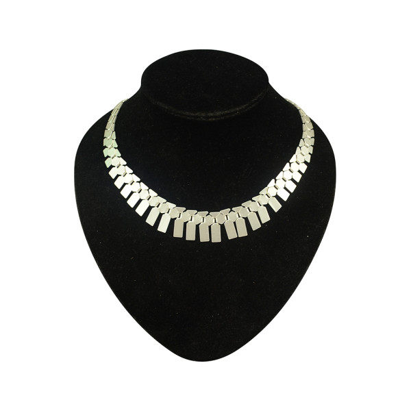 N-5081 Vintage style high quality silver gold chunly chain cute bib choker necklace