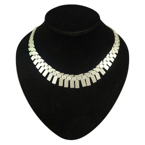 N-5081 Vintage style high quality silver gold chunly chain cute bib choker necklace