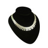 N-5081 Vintage style high quality silver gold chunly chain cute bib choker necklace