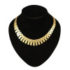 N-5081 Vintage style high quality silver gold chunly chain cute bib choker necklace