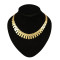 N-5081 Vintage style high quality silver gold chunly chain cute bib choker necklace