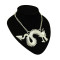 N-5090  national Style Silver Gold Plated totem Chinese dragon pendant necklace