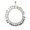 N-5086 Vintage Gold Silver Metal Coin Necklaces for Women Boho Gypsy Beachy Ethnic Tribal Festival Jewelry