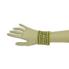 B-0404  Vintage Style Silver Golden Bohemian Crystal Wide Tribe Beads Carving Bangle Bracelet