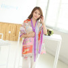 C-0075  New Arrival Famous Brand Horse Animal  Print Cotton Linen Soft Long Scarves Shawl 4 Colors Women