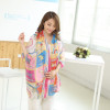 C-0075  New Arrival Famous Brand Horse Animal  Print Cotton Linen Soft Long Scarves Shawl 4 Colors Women