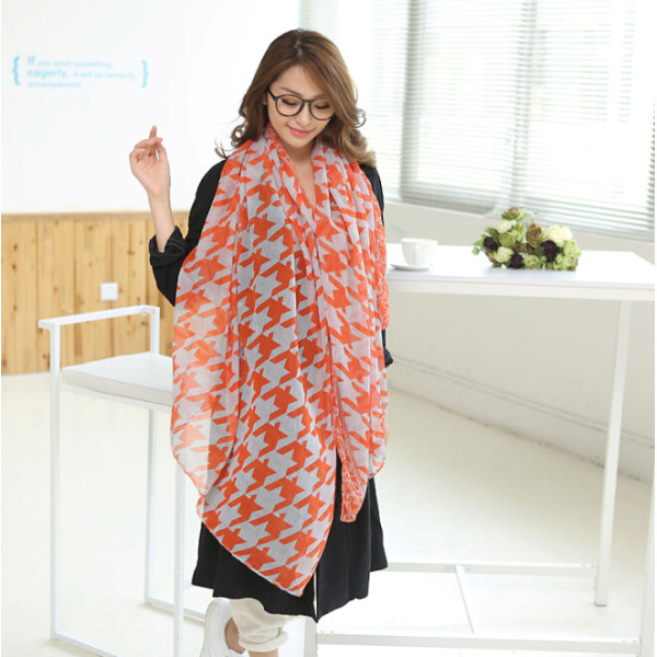 C-0074  New Arrival Famous Brand Cashew Geometry Design Long Scarves Shawl 4 Colors Women