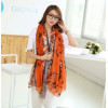 C-0073  New Arrival Famous Brand  Leopard Geometry Design Scrawl Long Rectangle Scarves Shawl 4 Colors Women