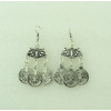 E-3275 Bohemian style Ethnic Tribal Coin Statement Dangle Drop Earring ethnic,gypsy,beach,india