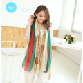 C-0081  New Arrival Famous Brand Charming Cotton Soft Geometry Print  Scarf Shawl 4 Colors Women 180cm*90cm