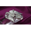 P-0139  European Gold Plated Alloy Pearl Rhinestone Eagle Pin Brooch