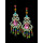 E-3286  Bohemian Wedding Jewelry Rhinestone Big Crystal Shinning Dangle Fringe Luxury Earrings