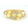 B-0419  Hot Sale European Fashion Style Watch Women Bracelet Charming Rhinestone Crystal Rose Flower Alloy Bracelets wristwatch Clock