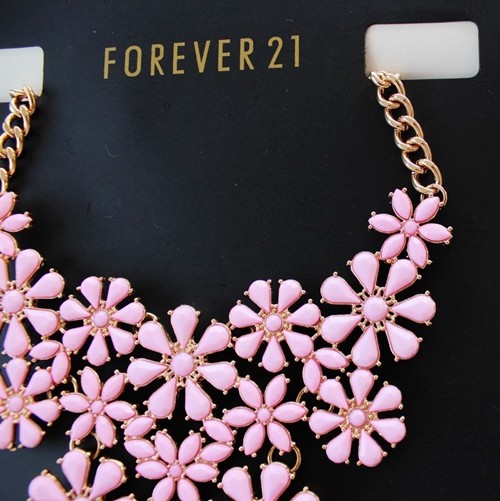 N-5186  European style fashion exaggerated alloy flower necklace gold plated F21 new Tanabata gift fashion necklace