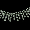 N-5188   Korea Style Silver Gun Black Metal Crystal Necklace Wedding Jewelry
