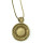 N-5203   vintage style bronze snake link chian big round charms rhinestone blue crystal pendant long necklace