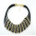 N-5206  Korea Style Link Chain  Gold Plated Round Flower Chunky Necklace Women 4 Colors