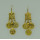 E-3317 Bohemian style silver tribal ethnic clover flower coin dangle earrings brincos grandes