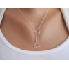N-5244 fashion silver plated alloy star owl triangle bowknot pendant necklace 4 design