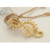 P-0149 Korean fashion style gold plated opal princess cat brooch high-grade rhinestone musical note brooch shawl buckles 2 styles 2 colors