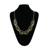 N-5249  European style snake chain circle hoop chain necklace bracelet set B-0439