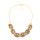 N-5249  European style snake chain circle hoop chain necklace bracelet set B-0439