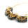 N-5249  European style snake chain circle hoop chain necklace bracelet set B-0439