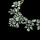 N-5260 European Style Bronze Gem Tone Alloy Brand Clear Rhinestone Drop Crystal Choker Necklace