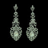 E-3360 New Arrival Fashion Accessories Luxury Charming Alloy Crystal Big Water Drop Long Earrings For Ladies Earring Jewelry Five- color