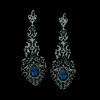 E-3360 New Arrival Fashion Accessories Luxury Charming Alloy Crystal Big Water Drop Long Earrings For Ladies Earring Jewelry Five- color