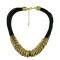 N-5263  Bohemian multilayer black chains hoop Choker Necklace