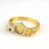 B-0423-PE Hot Sale European Fashion Style Wide Bangle Watch Women Bracelet Charming Peacock Elephant Geometry Rhinestone Bracelets Wristwatch Clock