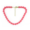 N-5265  new arrival fashion style alloy chain necklaces blue/orange/pink 3 colors