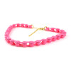 N-5265  new arrival fashion style alloy chain necklaces blue/orange/pink 3 colors