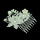F-0201  bride bridesmaid jewelry 2 style Fashion Korean Style Silver Plated Alloy Rhinestone Pearl Flower Leaf Bowknot Hair Comb