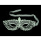 N-5278 New Gothic White Black Silk Needle Lace Chain Hollow Out Flower Mask For Masked Ball