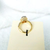 R-1157 Europea Style High-grade Luxury Pink Big Crystal Ring