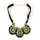 N-5270 new fashion style gold plated rhinestone crystal flower-shaped necklaces sweater chain
