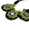 N-5270 new fashion style gold plated rhinestone crystal flower-shaped necklaces sweater chain