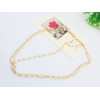 F-0200 Europea Style Gold Plated Alloy Pearl Chain Tassels Hairband