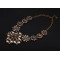 N-5276 European New Women Jewelry Exaggerated Retro Fashion Crystal Flowers Inlaid Rhinestones High Luxury Chunky Necklace