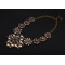 N-5276 European New Women Jewelry Exaggerated Retro Fashion Crystal Flowers Inlaid Rhinestones High Luxury Chunky Necklace