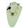 N-5280 European Silk Chain thread Tassels Love Pearl Crystal Leaves Flower Necklace