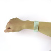 N-1556  2 Colors Pure Copper Five Rows Pearls handcuff Bracelets Set